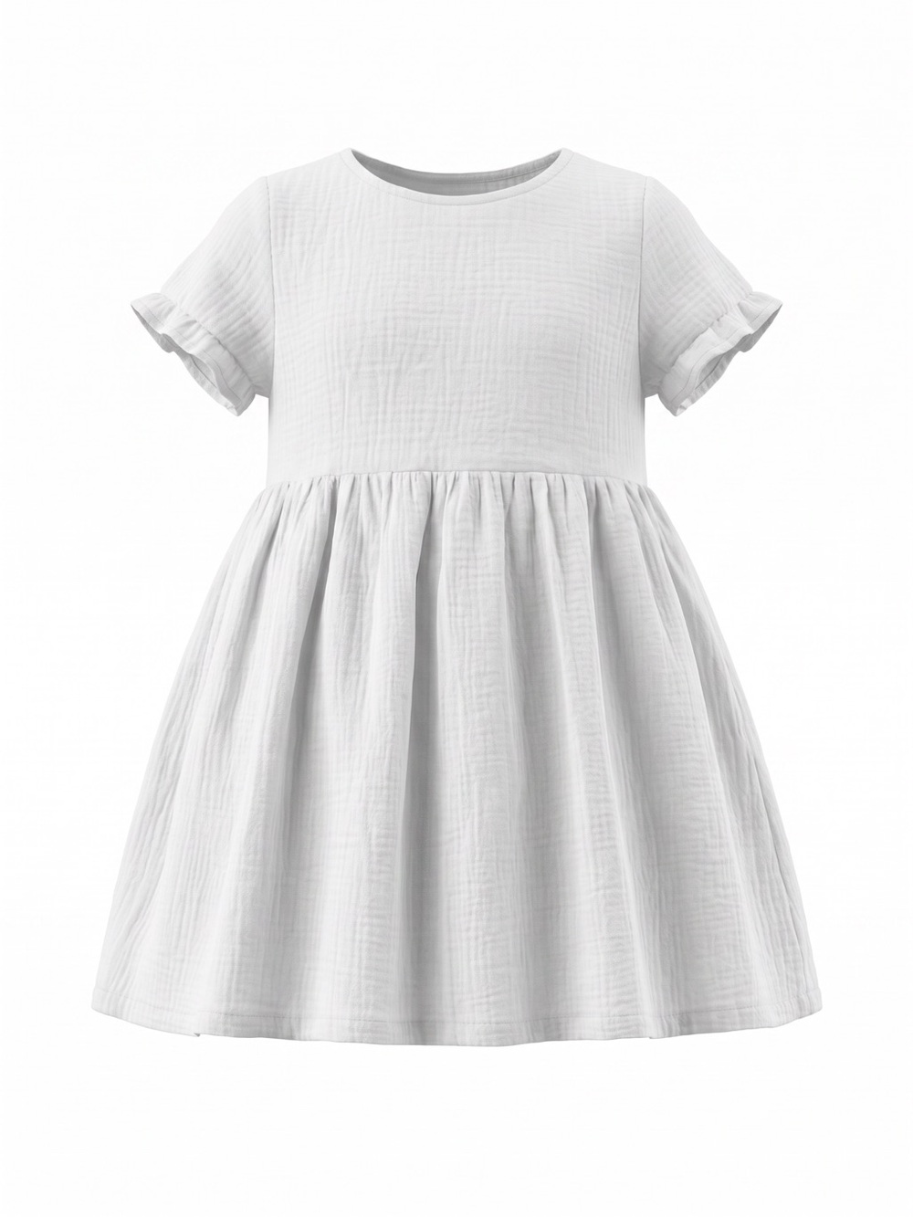 Hyfve White Gauze Babydoll Dress Size Large